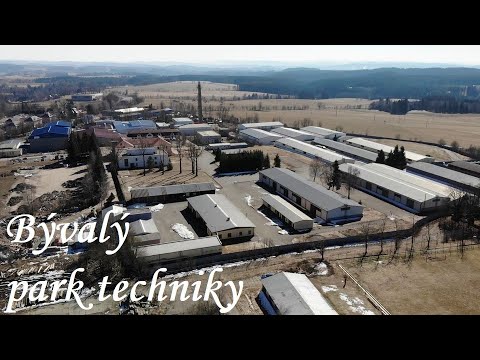 Видео: Park techniky Sovětské armády Rokytnice v Orlických horách, технопарк Рокитнице в Орлиных горах.