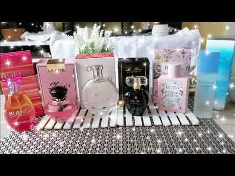 Видео: Бюджетная парфюмерия LA RIVE(4 ч.) /Donna, She is mine, Lady Diamond, Bueno/BIES Blossom Garden