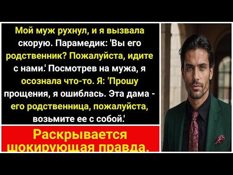 Видео: Муж потерял сознание, вызвали медики. Однако они обратились к неправильному человеку.