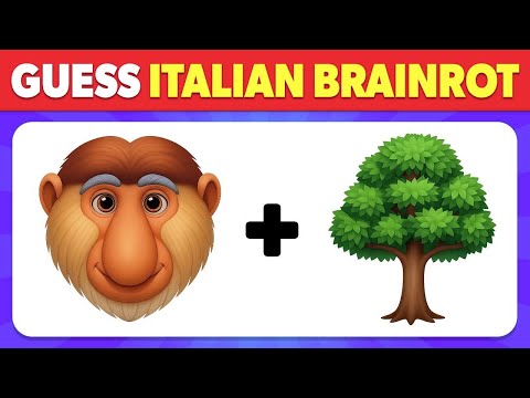 Видео: Угадай мемы итальянской Brainrot по эмодзи 🧠🐵🌳 | Викторина по мемам Brainrot (9-минутное испытание)