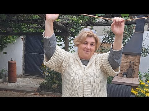 Видео: Пуховый кардиган связала и уехала в Волгоград гулять