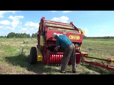 Видео: Первые рулоны сена новым прессом. Сенокос 2020.