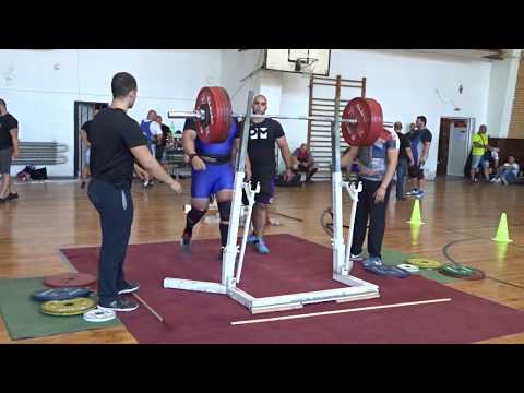 Видео: Мъже 120кг клек 7/8, Републиканско Първенство Силов Трибой 2018, 3 кръг София