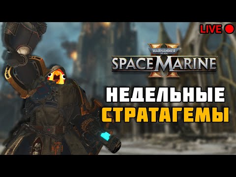 Видео: Фарм с чатерсами на стильный костюм. Недельные\Ежедневные стратагемы. W40K Space Marine 2