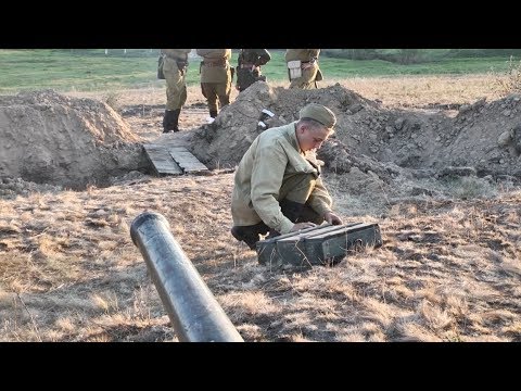 Видео: "НУ и НУ!": историческая реконструкция "Днепровский рубеж". Часть 1 (Бийское телевидение)