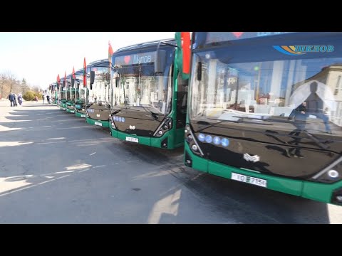 Видео: Новые электробусы выйдут на маршруты в Шкловском районе