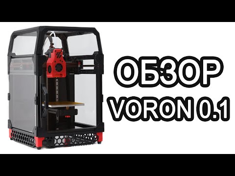 Видео: Обзор 3D принтера VORON 0.1 / Ворон 0.1 Западный Reprap