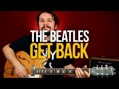 Видео: Как играть The Beatles Get Back на гитаре