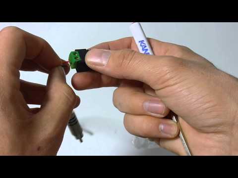 Видео: Подключение трехпроводного микрофона к видеорегистратору