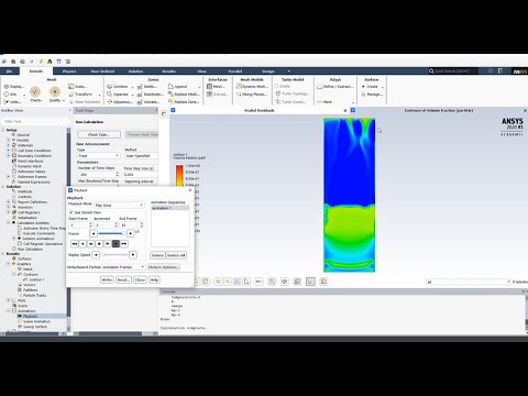 Видео: Псевдоожиженный слой - Эйлеров гранулированный