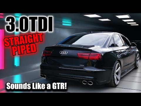 Видео: Прямоточный 3.0 TDI Audi — звучит как GTR! 🔥