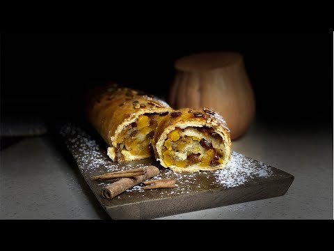 Видео: Штрудель с тыквой. Вкуснее десерта вы не ели.