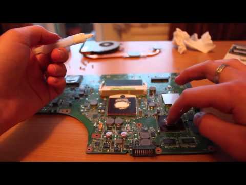 Видео: Чистка ноутбука ASUS X53S