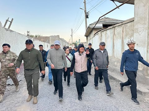 Видео: ОШ мэри ТАҢЫ атпай КӨЧӨЛӨРДҮ кыдырып КАПИТАЛДЫК оңдоолордун ЖУМУШУН жеринен КӨРҮП чыкты - ВИДЕО