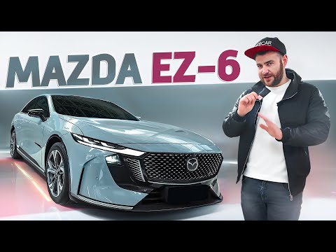 Видео: Mazda EZ 6. Гибридный седан. Стиль и экономия