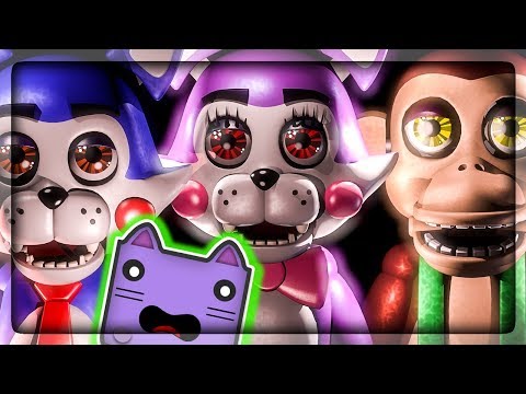 Видео: ВСЕ ОСНОВНЫЕ НОЧИ! ПАСХАЛКИ! КЕНДИ ОЗВЕРЕЛ!  ✅ Five Nights at Candy's Remastered #2