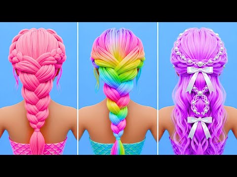 Видео: Хочу розовые волосы 💖 Потрясающий макияж и бьюти-гаджеты