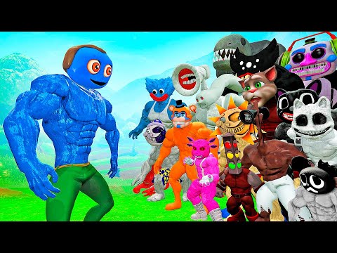Видео: КАЧОК ПАПА ДЛИННЫЕ НОГИ ПРОТИВ ВСЕХ КАЧКОВ СЦП МОНСТРОВ В ГАРРИС МОД! POPPY PLAYTIME В Garry`s Mod!
