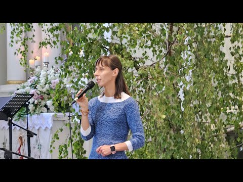 Видео: Свидетельство Натальи из общины "Свет Марии". Меджугорская молитвенная встреча в Латвии, 18 мая 2024