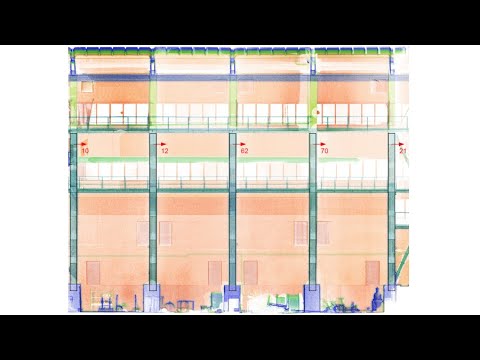 Видео: Анализ крена колонн в CloudCompare