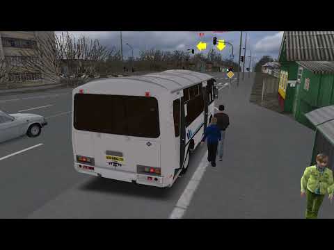 Видео: Чистогорская область ПАЗ 32054 на 51 маршруте. Omsi 2.