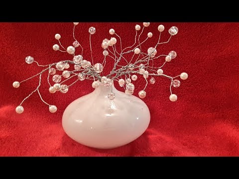 Видео: ВЕТОЧКИ ИЗ АКРИЛОВЫХ БУСИН И ПРОВОЛОКИ...BRACKETS AND WIRE BARS