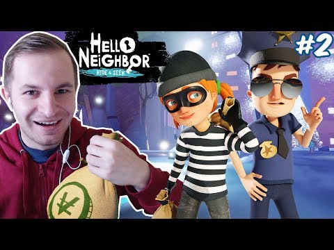 Видео: ПРИВЕТ СОСЕД - ПРЯТКИ(ПОЛИЦИЯ И ВОР) | Hello Neighbor: Hide and Seek #2