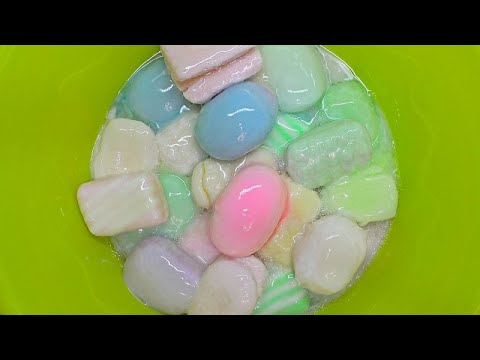 Видео: 22 piecesSOAKED SOAP/ASMR SOAP💧🌈🌈🌈💧💦Relaxing sounds of soaking COLORED soap/22 шт РАЗНОЦВЕТНОГО МЫЛА