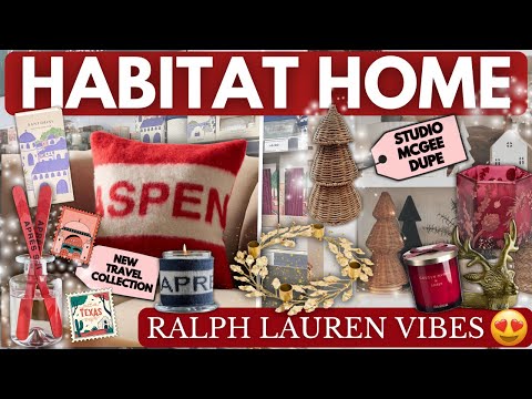 Видео: Рождество 2025 в Sainsbury’s Habitat 🎄 Домашний декор в стиле Ральфа Лорена