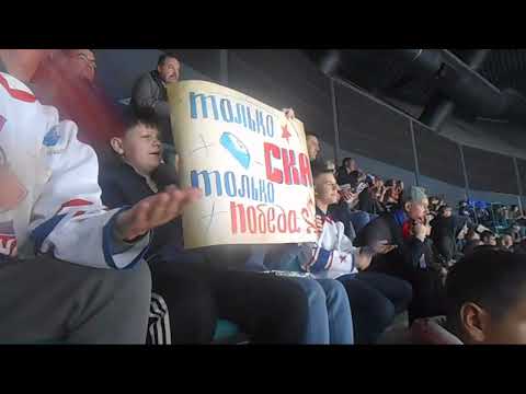 Видео: Ледовый Дворец Санкт Петербург СКА и Шанхайские Dragons 6 ноября - второй период сравняли счет