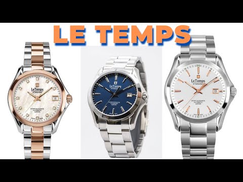 Видео: Мужские и женские Le Temps Sport Elegance - вечная швейцарская классика!