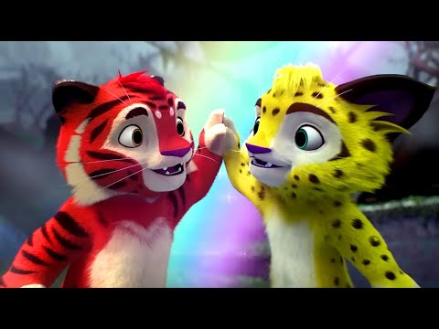 Видео: 🐯 Лео и Тиг 🦁 — Самое ценное — Серия 7 — Развивающий мультфильм о животных