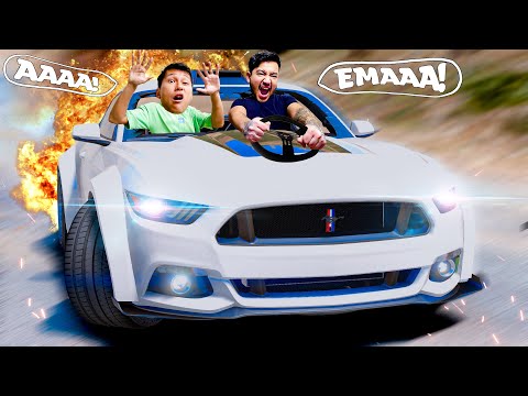 Видео: Нурченнл екеуміз Джоннидің мустангын ұрладық! (GTA V)