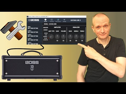 Видео: Учебное пособие по Boss Tone Studio — подключение и настройка (Katana MkII)