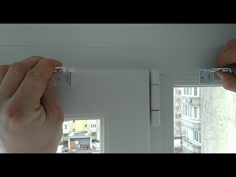Видео: Как установить римские шторы на пластиковые окна.