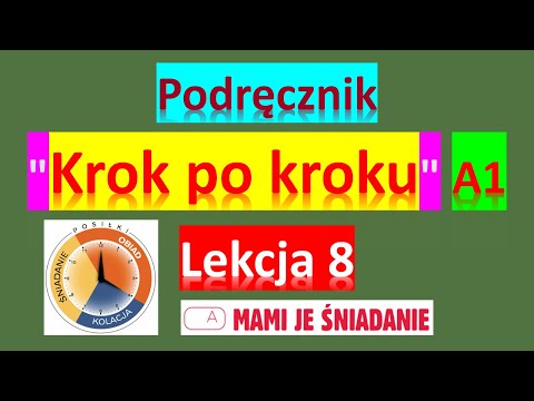 Видео: Krok po kroku A1. Урок 8, часть 1. Польский язык. Język polski.