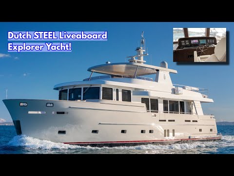Видео: СОВЕРШЕННО НОВАЯ СТАЛЬНАЯ яхта-сафари, построенная в Голландии! | M/Y 'Felis'