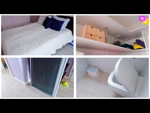 Видео: ОБУСТРОЙСТВО. Ванная, Гардеробная. Подвесной унитаз. СЕТКИ на ОКНА