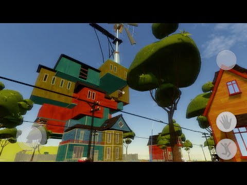 Видео: hello neighbor alpha 4 на ANDROID удалений новый  проект