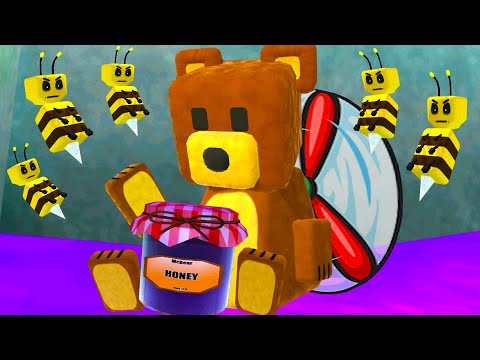 Видео: Толстый Мишка с медом Super Bear Adventure #49 Аркад и Паркур в Бимотепской Пустыне - пурумчата
