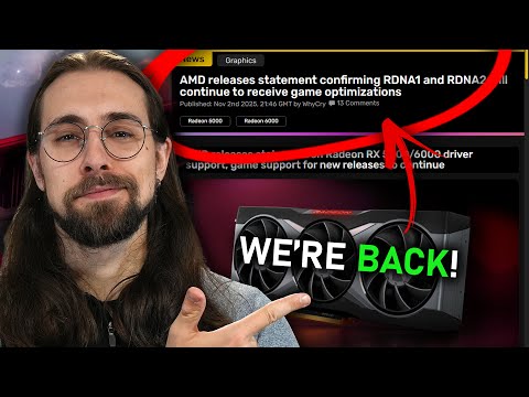 Видео: МЫ ВЕРНУЛИСЬ!! ПОДТВЕРЖДЕНО, что RDNA 1 и 2 все еще поддерживаются AMD!! RDNA3 с FSR4?