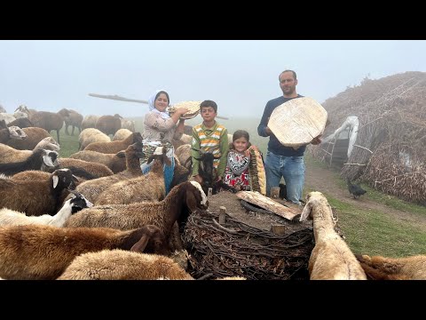 Видео: Повседневная жизнь кочевников! Изготовление специального приспособления для выпечки лаваша в тандыре