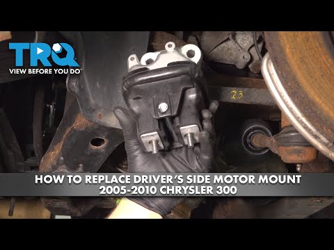 Видео: Как заменить опору двигателя со стороны водителя на Chrysler 300 2005-2010 годов
