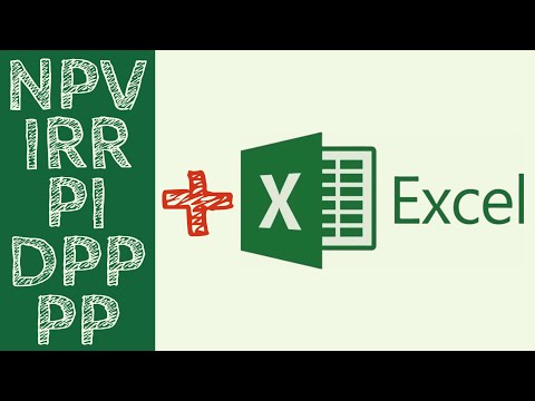 Видео: Как рассчитать NPV, IRR, PI, DPP, PP в Excel