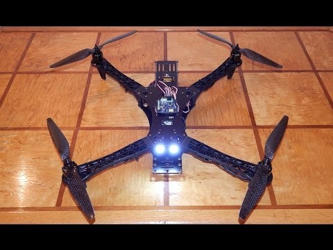 Видео: Квадрокоптер. Попытка №2