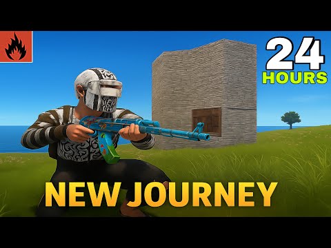 Видео: New Journey 24 Hours Survive on 5x Server | 8848 LUFFY | #oxide #rust #оксайд 