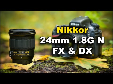 Видео: Объектив Nikon AF-S NIKKOR 24mm f1.8G ED FX DX в 2022 году