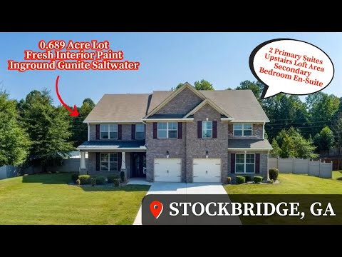 Видео: Жизнь в Стокбридже, Джорджия | Огороженный задний двор | Экскурсия по дому | Подземный бассейн из...