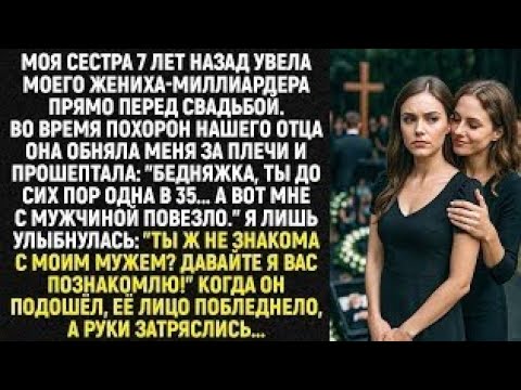 Видео: Моя сестра 7 лет назад увела моего жениха-миллиардера прямо перед свадьбой. Во время похорон нашего