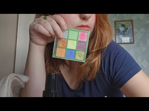 Видео: асмр обзор на косметос + майкап|#лофи 
